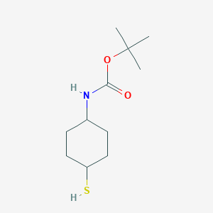 (4-Mercapto-cyclohexyl)-carbamic acid tert-butyl ester