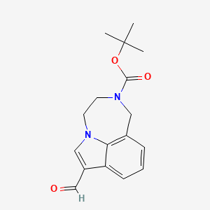 2-Boc-7-formyl-1,2,3,4-tetrahydropyrrolo[3,2,1-JK][1,4]benzodiazepine