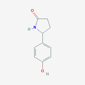 molecular formula C10H11NO2 B152607 5-(4-羟基苯基)吡咯烷-2-酮 CAS No. 207989-87-5