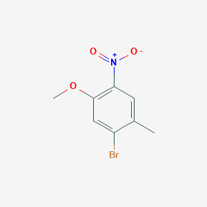 molecular formula C8H8BrNO3 B1526072 5-Bromo-4-methyl-2-nitroanisole CAS No. 1089281-86-6