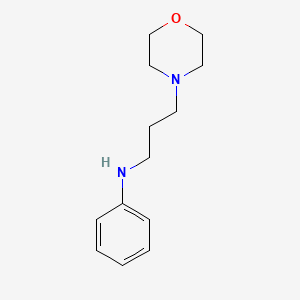 molecular formula C13H20N2O B1526083 N-[3-(morpholin-4-yl)propyl]aniline CAS No. 1137735-26-2