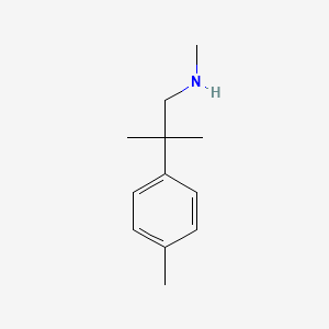 molecular formula C12H19N B1526100 甲基[2-甲基-2-(4-甲基苯基)丙基]胺 CAS No. 1225515-12-7