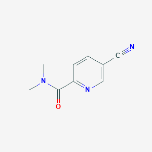 5-cyano-N,N-dimethylpyridine-2-carboxamide
