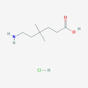 6-Amino-4,4-dimethylhexanoic acid hydrochloride