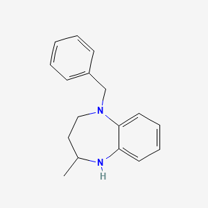 1-benzyl-4-methyl-2,3,4,5-tetrahydro-1H-1,5-benzodiazepine