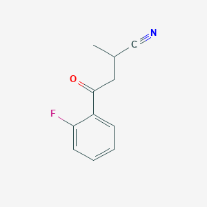 4-(2-Fluorophenyl)-2-methyl-4-oxobutanenitrile