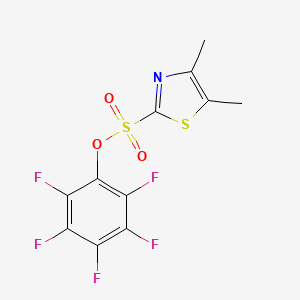 Pentafluorophenyl 4,5-dimethyl-1,3-thiazole-2-sulfonate