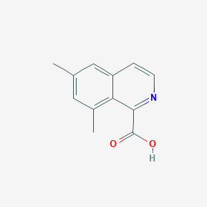 molecular formula C12H11NO2 B15261390 6,8-Dimethylisoquinoline-1-carboxylic acid 