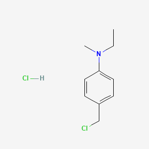 4-(chloromethyl)-N-ethyl-N-methylaniline hydrochloride