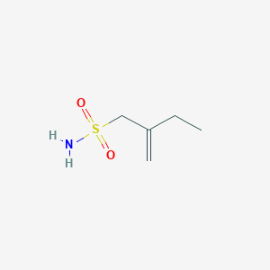 molecular formula C5H11NO2S B15261483 2-Methylidenebutane-1-sulfonamide 