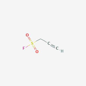 molecular formula C3H3FO2S B15261489 Prop-2-yne-1-sulfonyl fluoride 