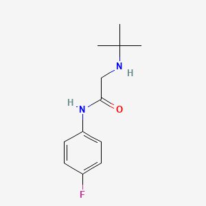 molecular formula C12H17FN2O B15261509 2-(tert-butylamino)-N-(4-fluorophenyl)acetamide CAS No. 900640-52-0