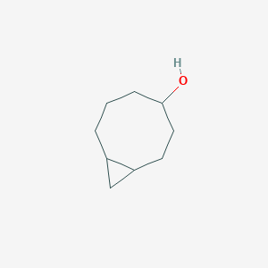 molecular formula C9H16O B15261627 Bicyclo[6.1.0]nonan-4-ol 