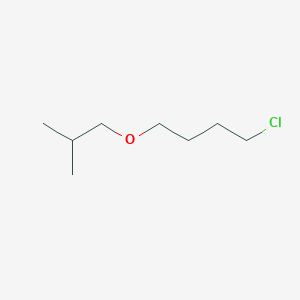 molecular formula C8H17ClO B15261634 1-Chloro-4-(2-methylpropoxy)butane 