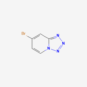 molecular formula C5H3BrN4 B1526166 7-Bromo-[1,2,3,4]tetrazolo[1,5-a]pyridine CAS No. 1130816-25-9