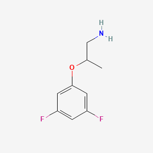 molecular formula C9H11F2NO B15261958 2-(3,5-Difluoro-phenoxy)-propylamine CAS No. 886763-37-7