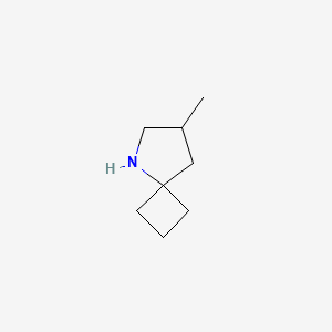 molecular formula C8H15N B15261968 7-Methyl-5-azaspiro[3.4]octane 