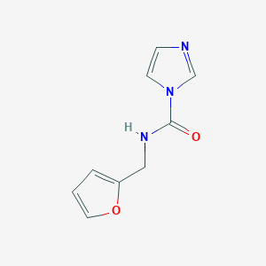 molecular formula C9H9N3O2 B15261989 N-(2-furylmethyl)-1H-imidazole-1-carboxamide 