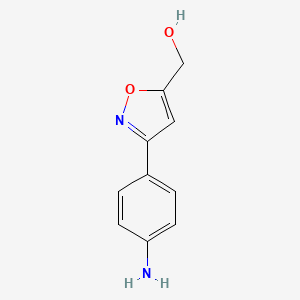 (3-(4-Aminophenyl)isoxazol-5-yl)methanol