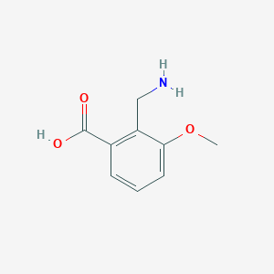 molecular formula C9H11NO3 B15262040 2-(Aminomethyl)-3-methoxybenzoic acid 