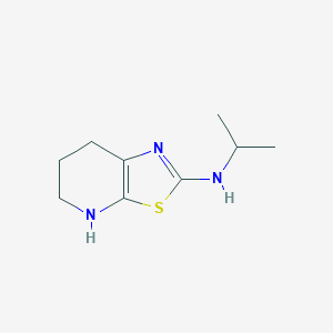 molecular formula C9H15N3S B15262062 N-(Propan-2-yl)-4H,5H,6H,7H-[1,3]thiazolo[5,4-b]pyridin-2-amine 