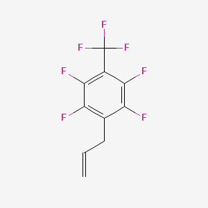 molecular formula C10H5F7 B1526215 4-烯丙基七氟甲苯 CAS No. 253882-74-5