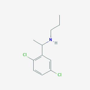 molecular formula C11H15Cl2N B15262173 [1-(2,5-Dichlorophenyl)ethyl](propyl)amine 