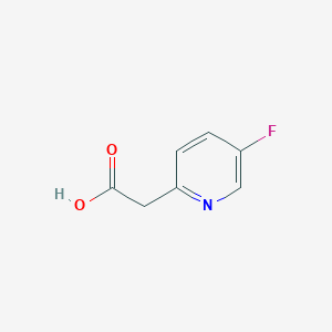 molecular formula C7H6FNO2 B1526219 2-(5-Fluoropyridin-2-YL)acetic acid CAS No. 1000515-83-2