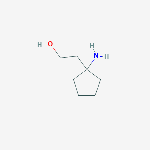 molecular formula C7H15NO B1526222 2-(1-氨基环戊基)乙醇 CAS No. 896734-87-5