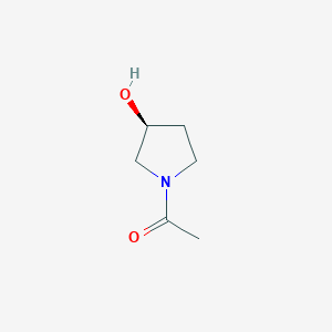 molecular formula C6H11NO2 B1526225 (S)-1-乙酰基-3-羟基吡咯烷 CAS No. 943587-40-4