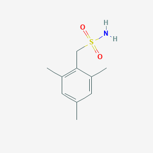 molecular formula C10H15NO2S B15262263 (2,4,6-Trimethylphenyl)methanesulfonamide 