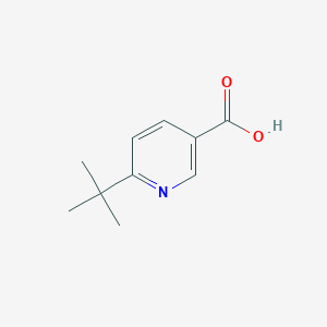 molecular formula C10H13NO2 B152623 6-(tert-Butyl)nicotinic acid CAS No. 832715-99-8