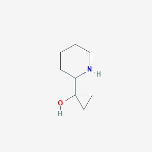 molecular formula C8H15NO B1526236 1-(Piperidin-2-yl)cyclopropan-1-ol CAS No. 864228-80-8