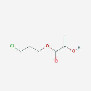 molecular formula C6H11ClO3 B1526242 3-Chloropropyl 2-hydroxypropanoate CAS No. 1314921-33-9