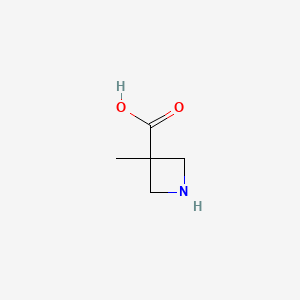 molecular formula C5H9NO2 B1526243 3-Methylazetidine-3-carboxylic acid CAS No. 1213240-07-3