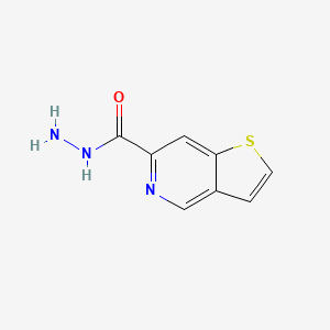 molecular formula C8H7N3OS B1526244 Thieno[3,2-c]pyridine-6-carbohydrazide CAS No. 1239735-00-2