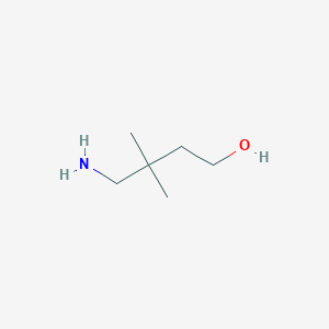 molecular formula C6H15NO B1526245 4-Amino-3,3-dimethylbutan-1-ol CAS No. 622865-33-2