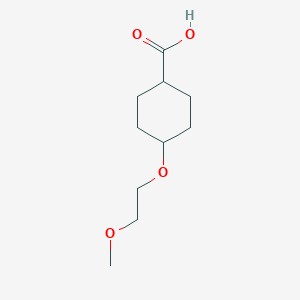 B1526266 4-(2-Methoxyethoxy)cyclohexane-1-carboxylic acid CAS No. 1253119-76-4
