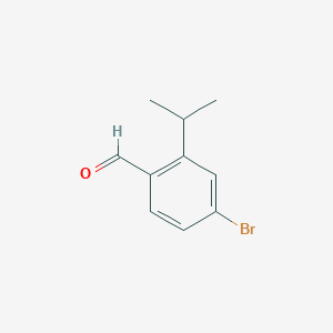 molecular formula C10H11BrO B1526269 4-溴-2-异丙基苯甲醛 CAS No. 1114808-82-0
