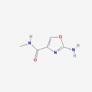 molecular formula C5H7N3O2 B1526277 2-amino-N-methyl-1,3-oxazole-4-carboxamide CAS No. 1333960-70-5