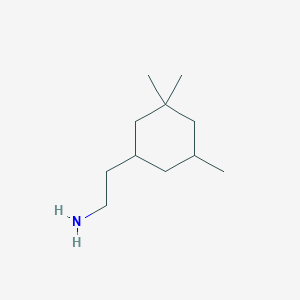 molecular formula C11H23N B1526280 2-(3,3,5-Trimethylcyclohexyl)ethan-1-amine CAS No. 855603-95-1