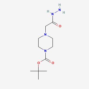 Tert-butyl 4-(2-hydrazino-2-oxoethyl)piperazine-1-carboxylate