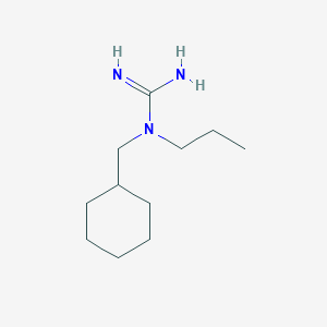 molecular formula C11H23N3 B15262894 N-(Cyclohexylmethyl)-N-propylguanidine 