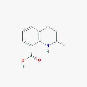 molecular formula C11H13NO2 B1526294 2-Methyl-1,2,3,4-tetrahydroquinoline-8-carboxylic acid CAS No. 1332627-29-8