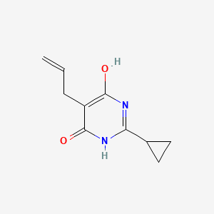 molecular formula C10H12N2O2 B1526295 5-Allyl-2-cyclopropylpyrimidine-4,6-diol CAS No. 1311275-28-1