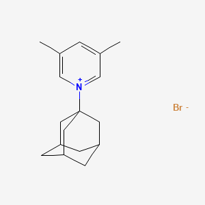molecular formula C17H24BrN B1526300 1-(1-Adamantyl)-3,5-dimethylpyridinium bromide CAS No. 1645267-57-7