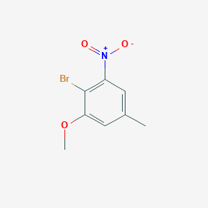 molecular formula C8H8BrNO3 B1526322 4-Bromo-3-nitro-5-methoxytoluene CAS No. 98545-65-4