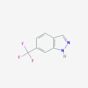 molecular formula C8H5F3N2 B152634 6-(Trifluoromethyl)-1H-Indazole CAS No. 954239-22-6
