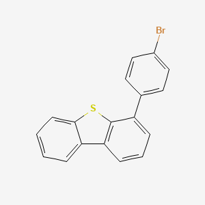 molecular formula C18H11BrS B1526355 4-(4-Bromophenyl)dibenzothiophene CAS No. 530402-77-8