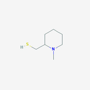molecular formula C7H15NS B15263615 (1-Methylpiperidin-2-yl)methanethiol 